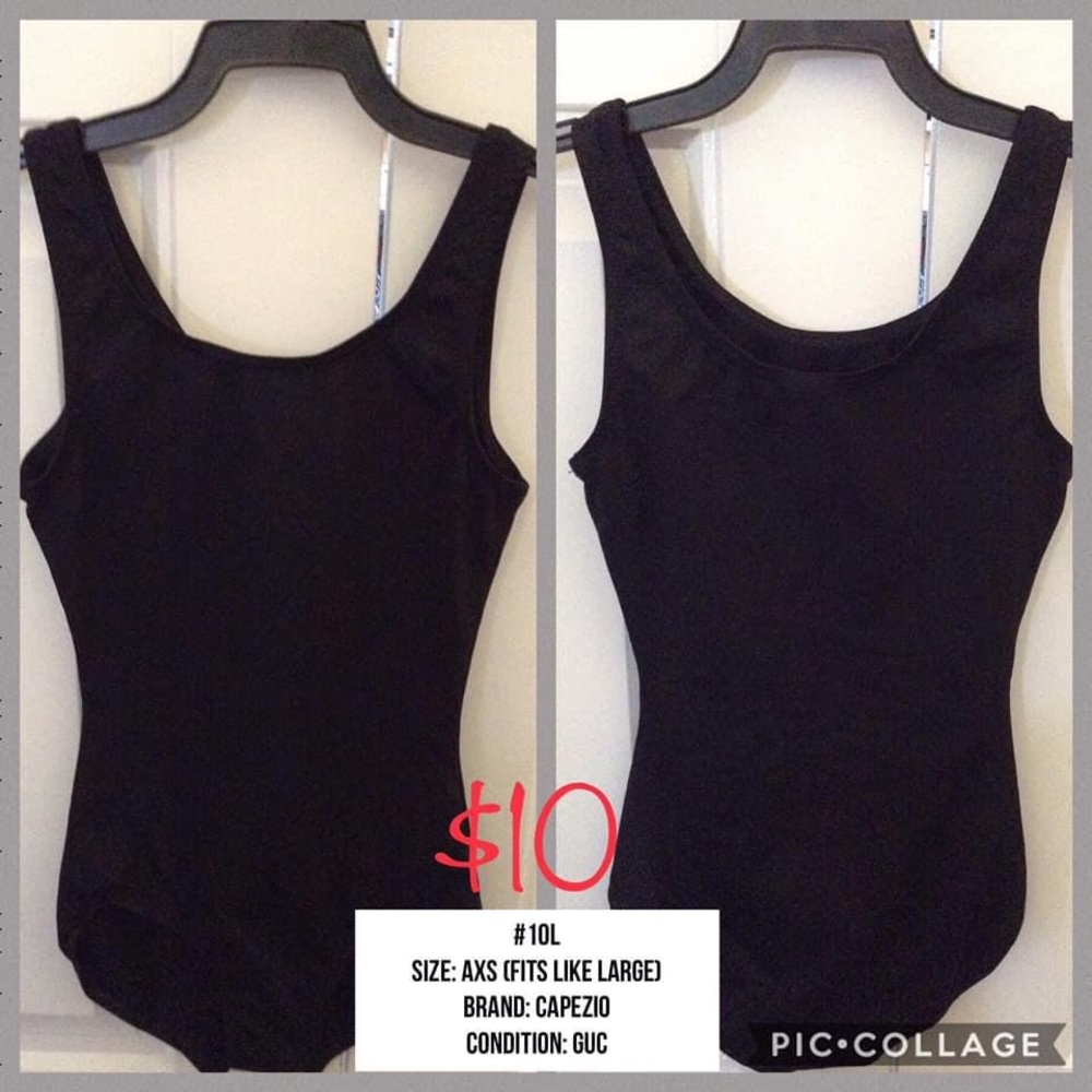 #10L Used fits like Child Large Capezio Leotard